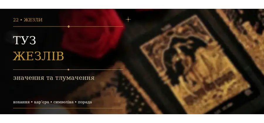 Туз Жезлів: значення карти Таро