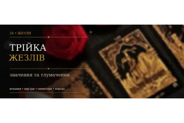 Трійка Жезлів: значення карти Таро