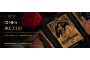 Сімка Жезлів: значення карти Таро
