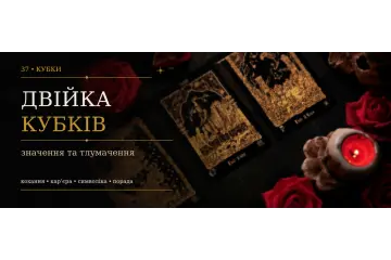 Двійка Кубків: значення карти Таро