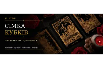 Сімка Кубків: значення карти Таро