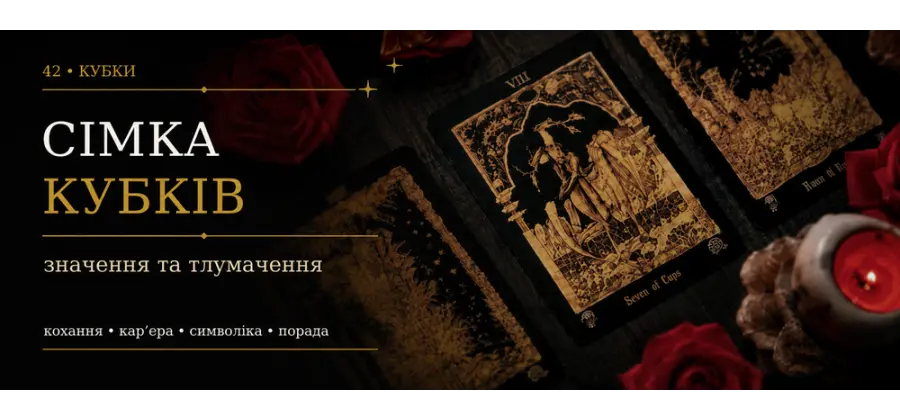 Сімка Кубків: значення карти Таро