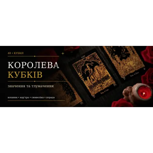 Королева Кубків: значення карти Таро