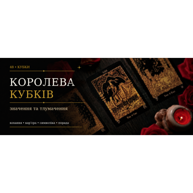 Королева Кубків: значення карти Таро