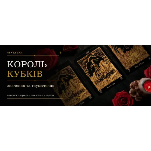 Король Кубків: значення карти Таро