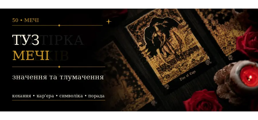 Туз Мечів: значення карти Таро