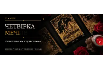 Четвірка Мечів: значення карти Таро