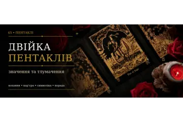 Двійка Пентаклів: значення карти Таро