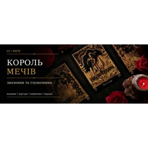 Король Мечів: значення карти Таро