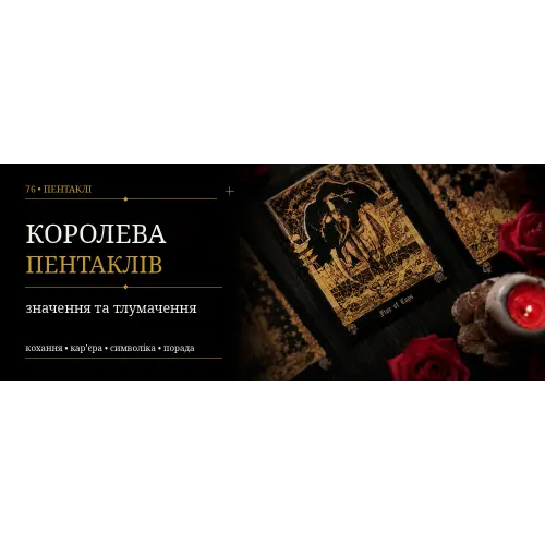 Королева Пентаклів: значення карти Таро