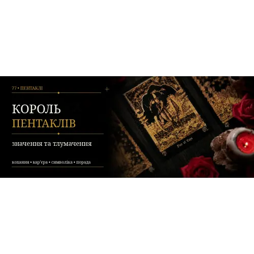 Король Пентаклів: значення карти Таро