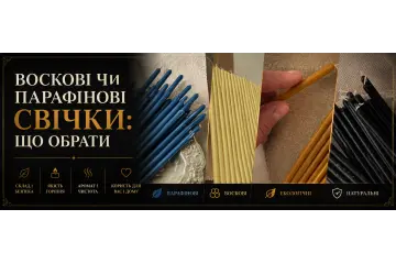 Воскові чи парафінові свічки: що обрати