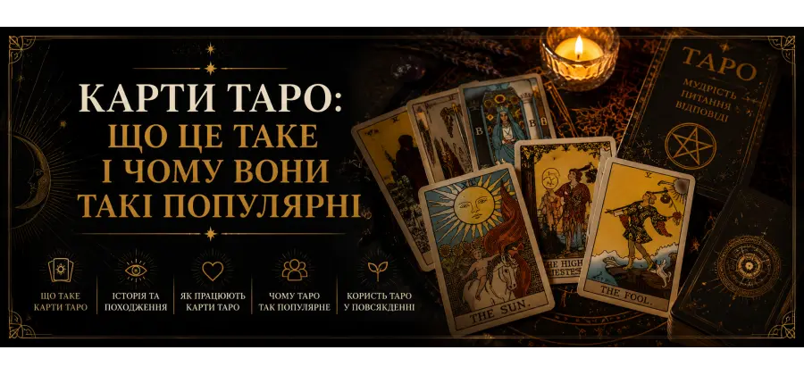 Карти Таро: що це таке і чому вони такі популярні