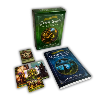 Подарочный набор таро - Зеленой ведьмы, The Green Witch Tarot, книга + карты